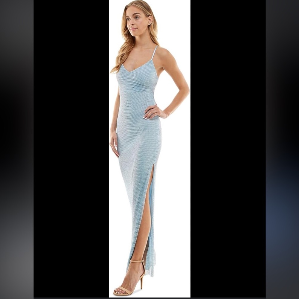 SAY YES TO THE PROM Light Blue Dress